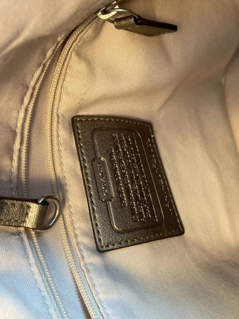 Michael Kors Signature  Logo Hobo Shoulder Bag with Gold Tone Hardware